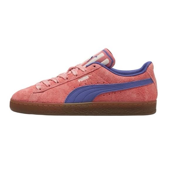 Puma Suede Supertifo Mens Pink & Purple Suede Lifestyle Sneakers Shoes Size 12 - Picture 4 of 8